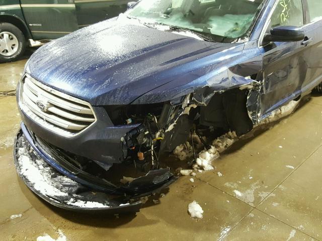 1FAHP2E86GG150226 - 2016 FORD TAURUS SEL BLUE photo 9