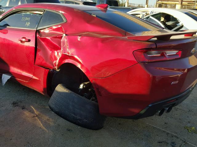 1G1FG1R73G0165541 - 2016 CHEVROLET CAMARO SS Rojo foto 9