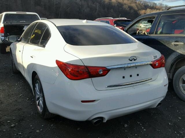 JN1CV7APXHM641991 - 2017 INFINITI Q50 BASE Blanco foto 3