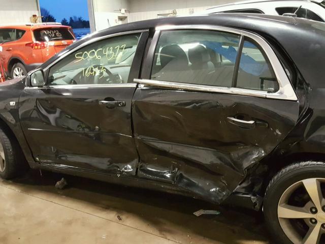 1G1ZJ57B384231786 - 2008 CHEVROLET MALIBU 2LT BLACK photo 10