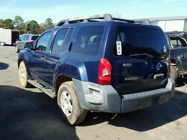 5N1AN08U56C521523 - 2006 NISSAN XTERRA OFF BLUE photo 3