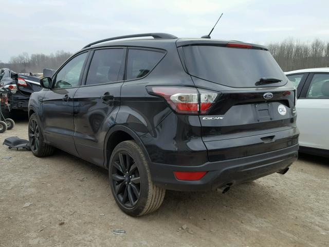 1FMCU0GD2HUC08987 - 2017 FORD ESCAPE SE BLACK photo 3