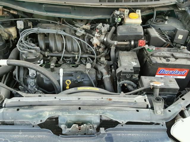 4N2ZN16T71D812337 - 2001 NISSAN QUEST SE BLUE photo 7