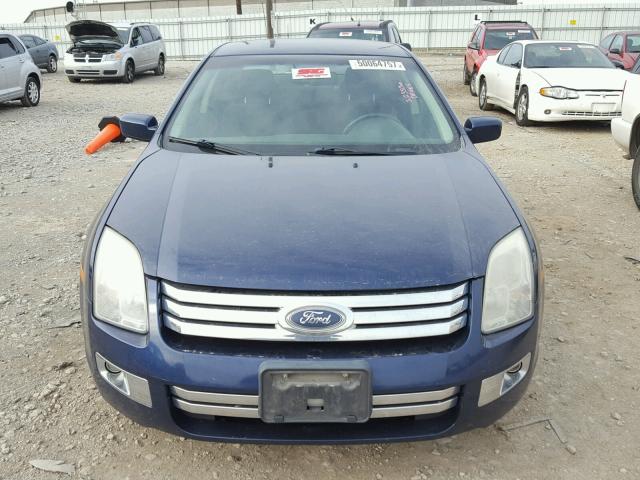 3FAHP08Z97R114726 - 2007 FORD FUSION SEL BLUE photo 10