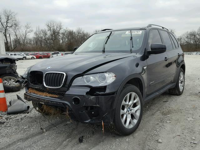 5UXZV4C58CL748178 - 2012 BMW X5 XDRIVE3 BLACK photo 2