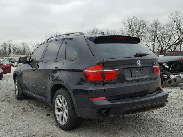 5UXZV4C58CL748178 - 2012 BMW X5 XDRIVE3 BLACK photo 3