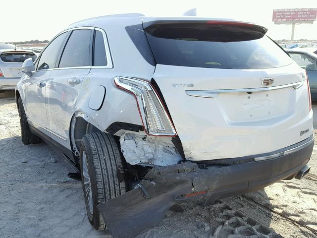 1GYKNBRSXHZ101834 - 2017 CADILLAC XT5 LUXURY WHITE photo 3