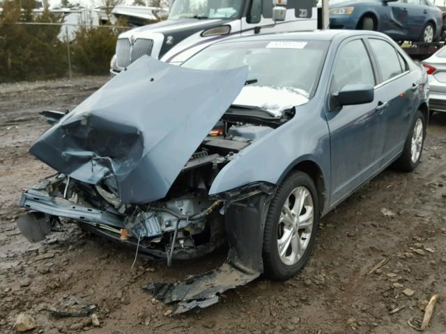 3FAHP0HAXCR425943 - 2012 FORD FUSION SE GRAY photo 2