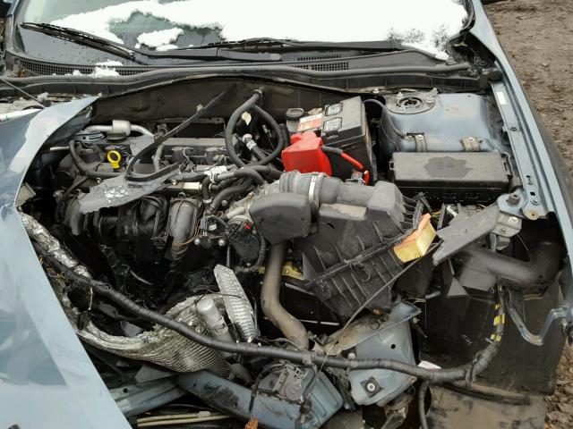 3FAHP0HAXCR425943 - 2012 FORD FUSION SE GRAY photo 7