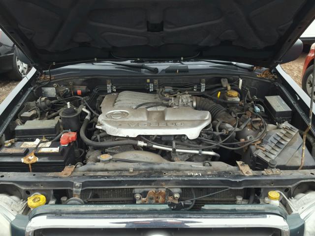 JN8DR09Y92W727769 - 2002 NISSAN PATHFINDER GREEN photo 7