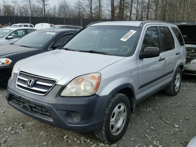 SHSRD78566U438013 - 2006 HONDA CR-V LX SILVER photo 2