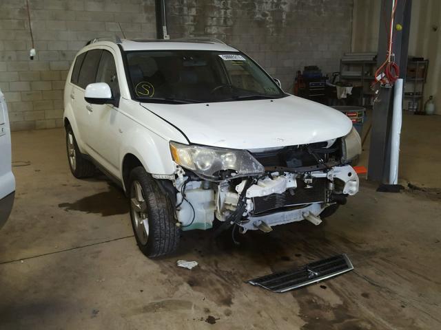 JA4MT41X97Z004589 - 2007 MITSUBISHI OUTLANDER WHITE photo 1