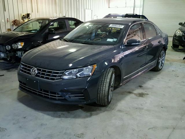 1VWDT7A33HC077821 - 2017 VOLKSWAGEN PASSAT R-L BLACK photo 2