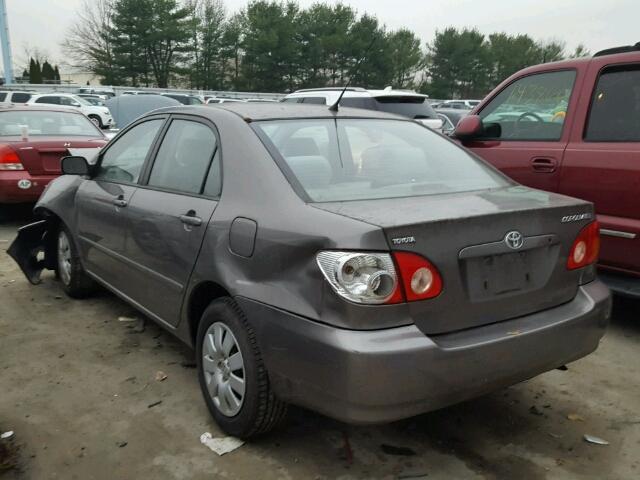 2T1BR38E93C139313 - 2003 TOYOTA COROLLA CE GRAY photo 3