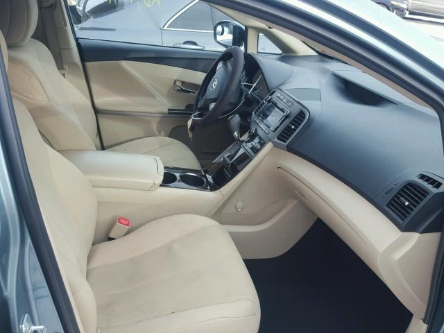 4T3BA3BB7BU023263 - 2011 TOYOTA VENZA BASE GREEN photo 5