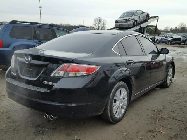 1YVHZ8CH8A5M54343 - 2010 MAZDA 6 I BLACK photo 4