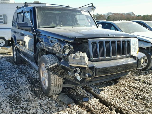 1J8HH48K96C269266 - 2006 JEEP COMMANDER BLACK photo 1