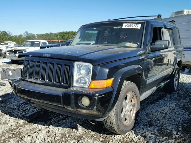 1J8HH48K96C269266 - 2006 JEEP COMMANDER BLACK photo 2