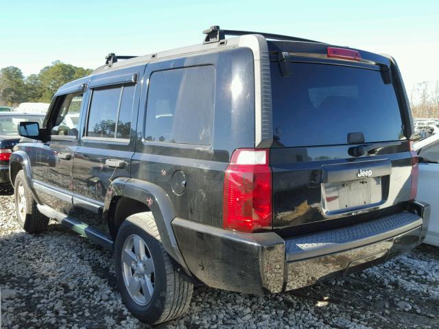 1J8HH48K96C269266 - 2006 JEEP COMMANDER BLACK photo 3