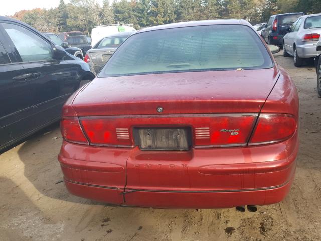 2G4WB52K2W1532178 - 1998 BUICK REGAL LS RED photo 9