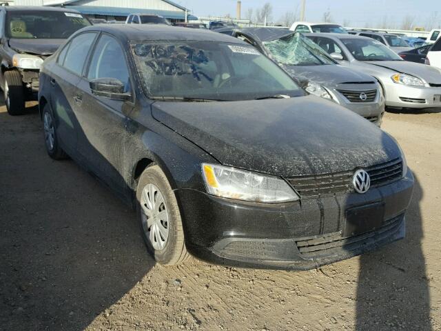 3VW2K7AJ7DM305062 - 2013 VOLKSWAGEN JETTA BASE BLACK photo 1