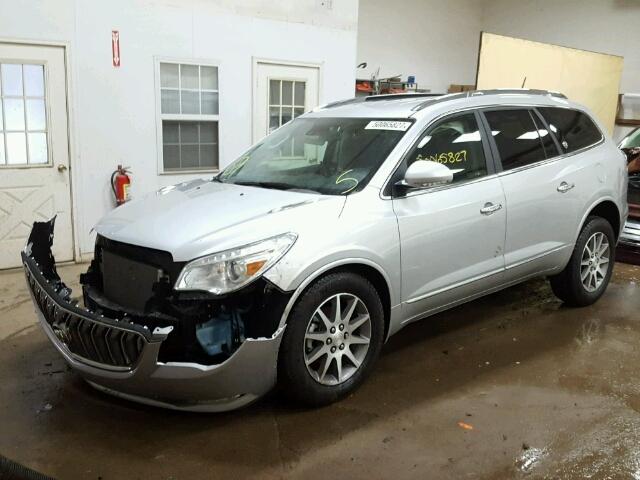 5GAKRBKD1HJ283011 - 2017 BUICK ENCLAVE SILVER photo 2