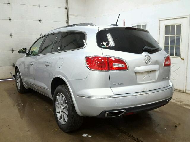 5GAKRBKD1HJ283011 - 2017 BUICK ENCLAVE SILVER photo 3