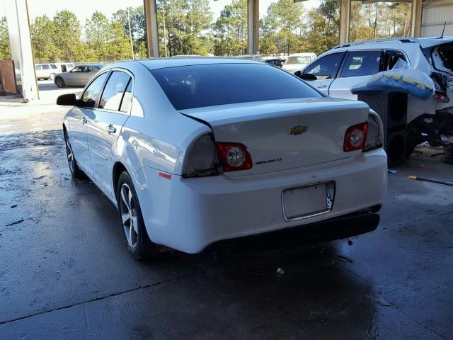 1G1ZC5EU9CF326378 - 2012 CHEVROLET MALIBU 1LT WHITE photo 3