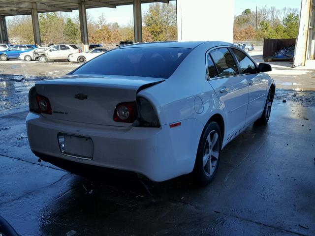 1G1ZC5EU9CF326378 - 2012 CHEVROLET MALIBU 1LT WHITE photo 4