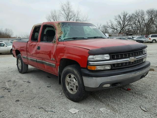 1GCEK19T62E195465 - 2002 CHEVROLET SILVERADO RED photo 1