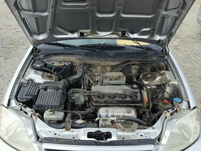 1HGEJ8249XL049225 - 1999 HONDA CIVIC EX SILVER photo 7