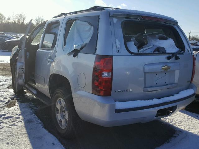 1GNSKAE02BR349216 - 2011 CHEVROLET TAHOE K150 SILVER photo 3