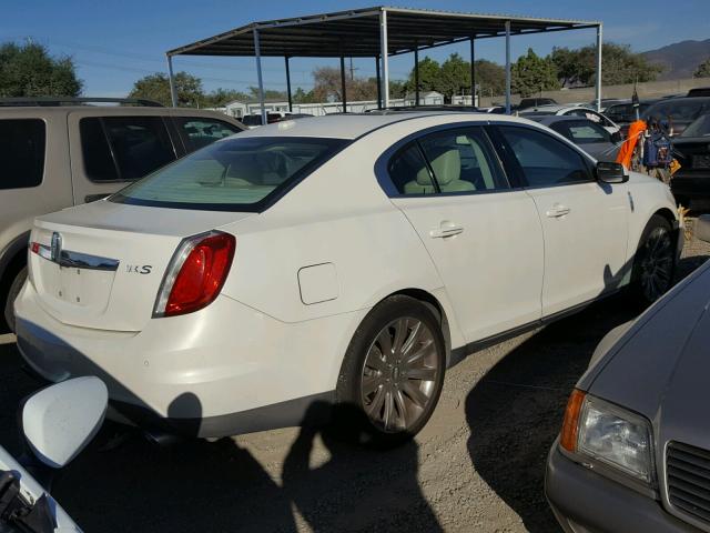 1LNHM93R49G618315 - 2009 LINCOLN MKS WHITE photo 4