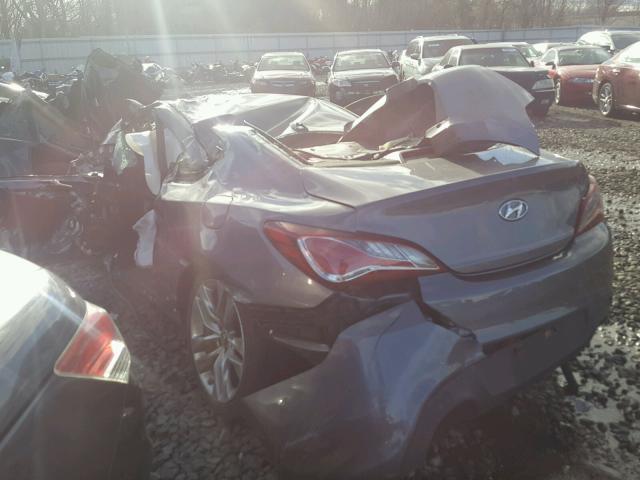 KMHHU6KJ6DU108925 - 2013 HYUNDAI GENESIS CO SILVER photo 3