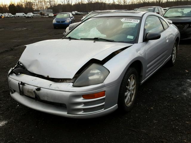 4A3AC44G32E023673 - 2002 MITSUBISHI ECLIPSE GS SILVER photo 2