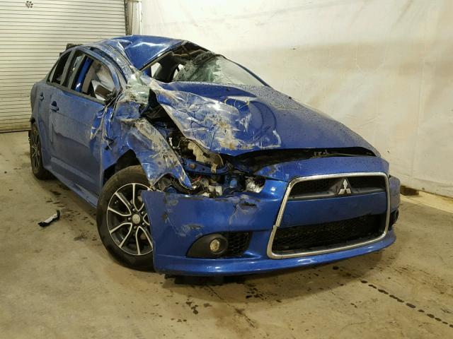 JA32V2FWXFU010326 - 2015 MITSUBISHI LANCER SE BLUE photo 1