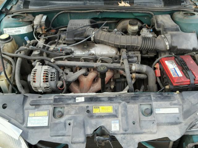 1G1JF5249W7198974 - 1998 CHEVROLET CAVALIER L GREEN photo 7