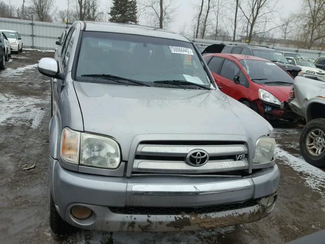 5TBDT44115S478928 - 2005 TOYOTA TUNDRA DOU SILVER photo 9