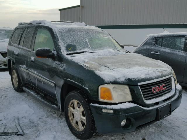 1GKDT13S922396811 - 2002 GMC ENVOY GREEN photo 1