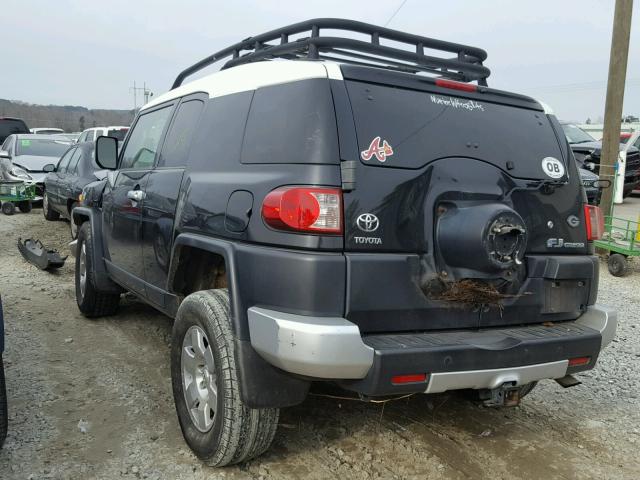 JTEZU11F470018558 - 2007 TOYOTA FJ CRUISER BLACK photo 3