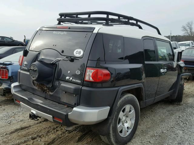 JTEZU11F470018558 - 2007 TOYOTA FJ CRUISER BLACK photo 4