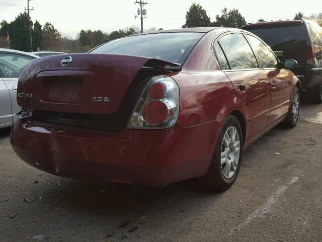 1N4AL11D25C271883 - 2005 NISSAN ALTIMA S RED photo 4