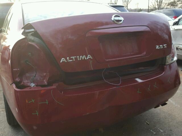 1N4AL11D25C271883 - 2005 NISSAN ALTIMA S RED photo 9