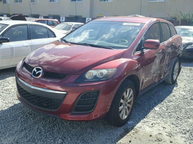 JM3ER2W50A0334449 - 2010 MAZDA CX-7 RED photo 2