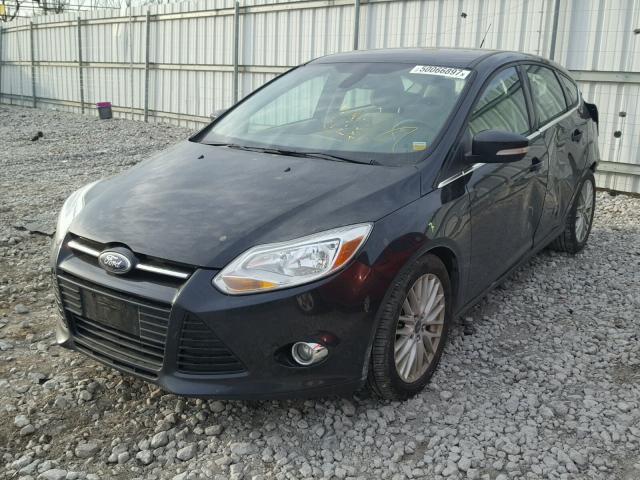 1FAHP3M26CL475415 - 2012 FORD FOCUS SEL BLACK photo 2