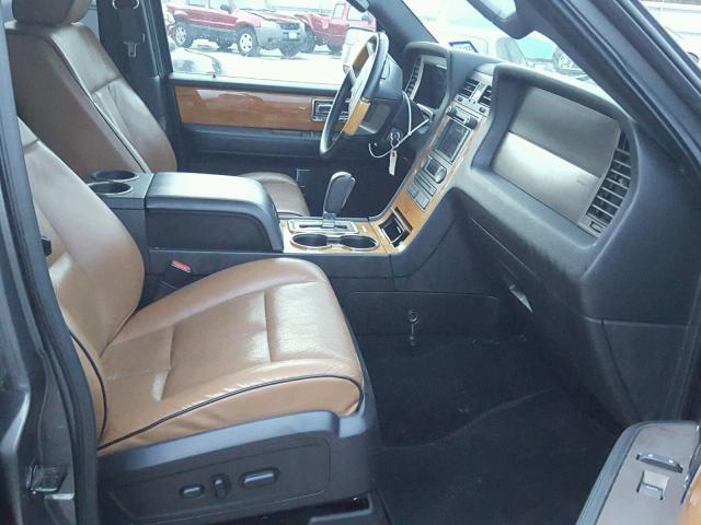 5LMJJ3H53CEL03826 - 2012 LINCOLN NAVIGATOR CHARCOAL photo 5