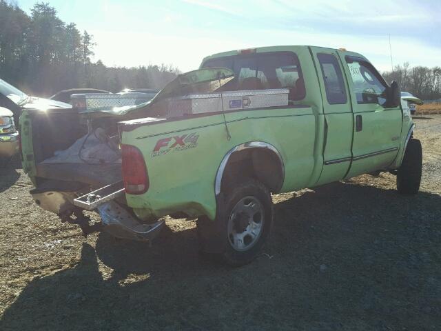 1FTSX21P65EB50829 - 2005 FORD F250 SUPER GREEN photo 4