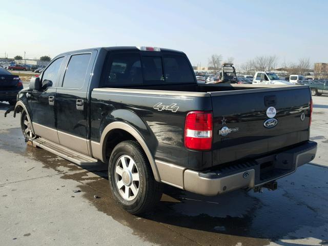 1FTPW14515KE44931 - 2005 FORD F150 SUPER BLACK photo 3