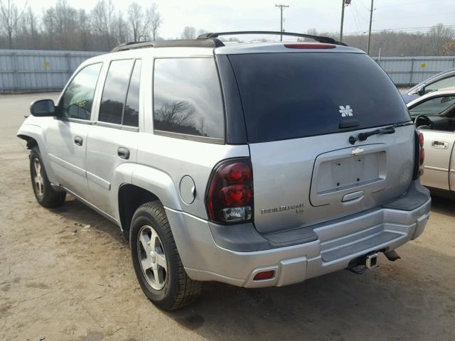 1GNDT13S162299658 - 2006 CHEVROLET TRAILBLAZE GRAY photo 3