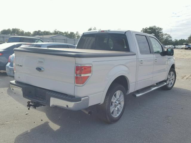 1FTFW1CT2BFC45452 - 2011 FORD F150 SUPER WHITE photo 4